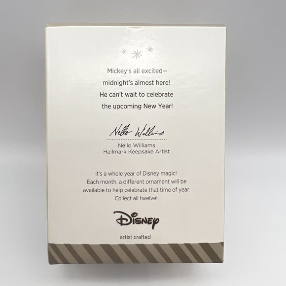 Hallmark MICKEY Ornament A Year Of Disney Magic Mickey's New Year NEW - Picture 6 of 8